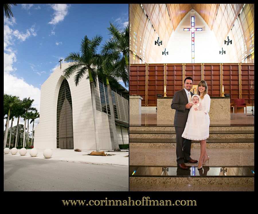 Corinna Hoffman Photography Lily and Ralph's Baby Baptism Miami FL